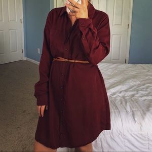 Burgundy Dress